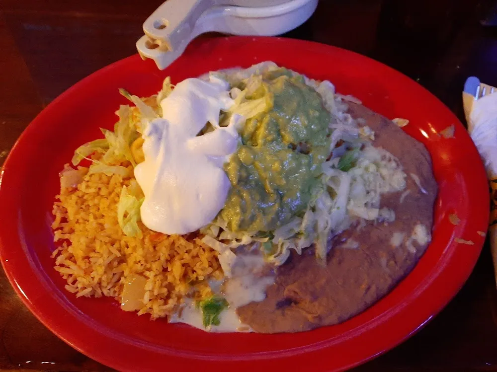Grilled Chicken & Shrimp Chimichanga Dinner